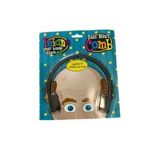 New Bald Mans Comb Fun Prank Joke Adjustable to head GreenBrier